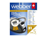 WEBBER Worki do odkurzaczy UNI-BAG(51) 5 szt. - 1390040 - zdjęcie 1
